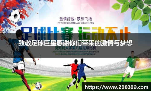致敬足球巨星感谢你们带来的激情与梦想