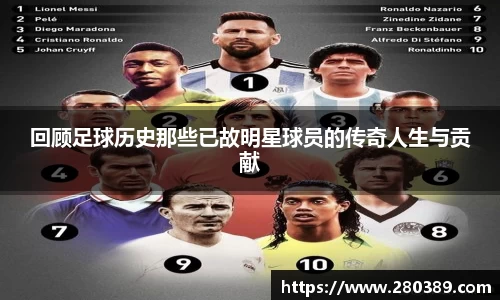 回顾足球历史那些已故明星球员的传奇人生与贡献